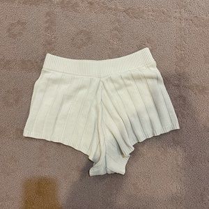 womens towel knit shorts